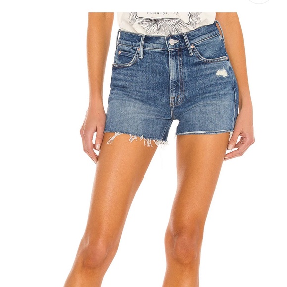 MOTHER the dutchie high waisted shorts - Picture 2 of 11